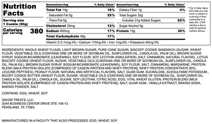 Wholesale Cookie Butter Overload Stuffed Protein Cookie