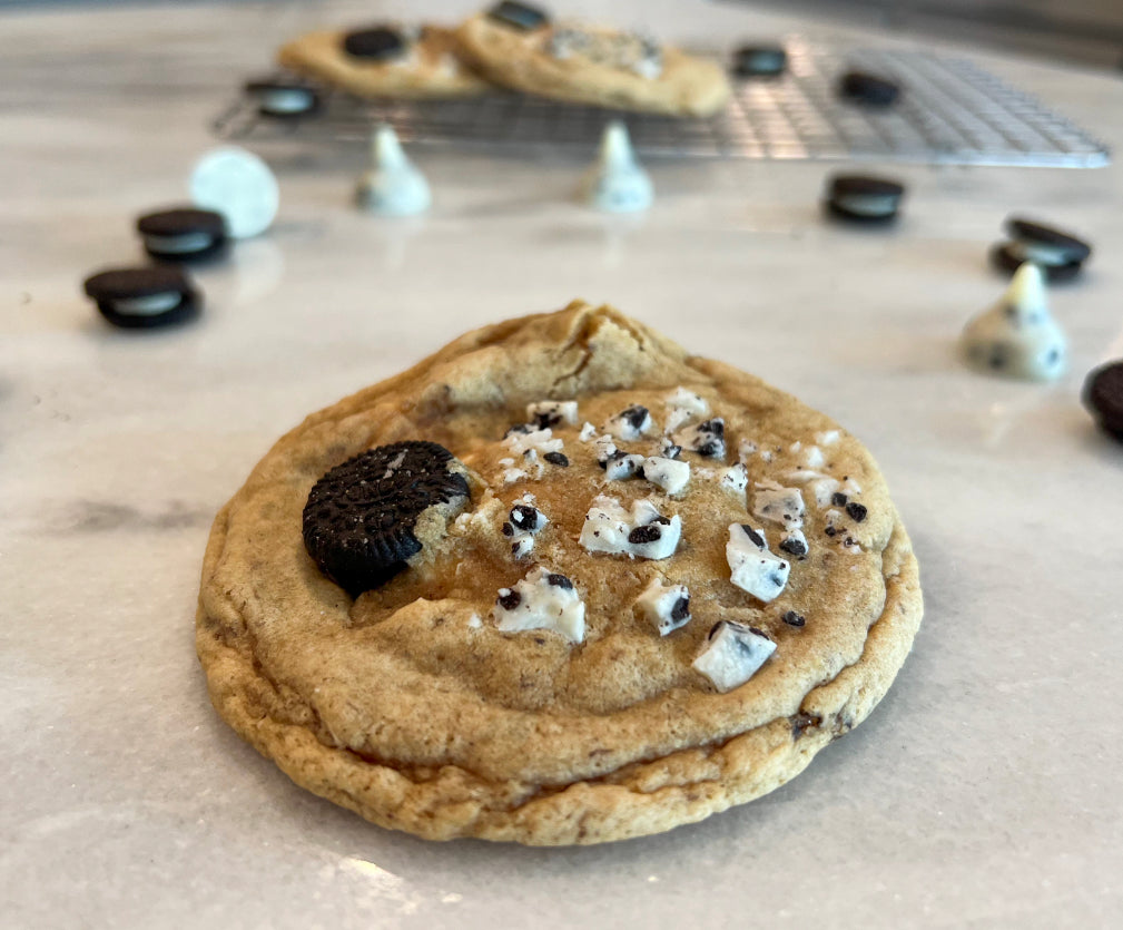 Double Stuffed Oreo Stuffed Protein Cookie