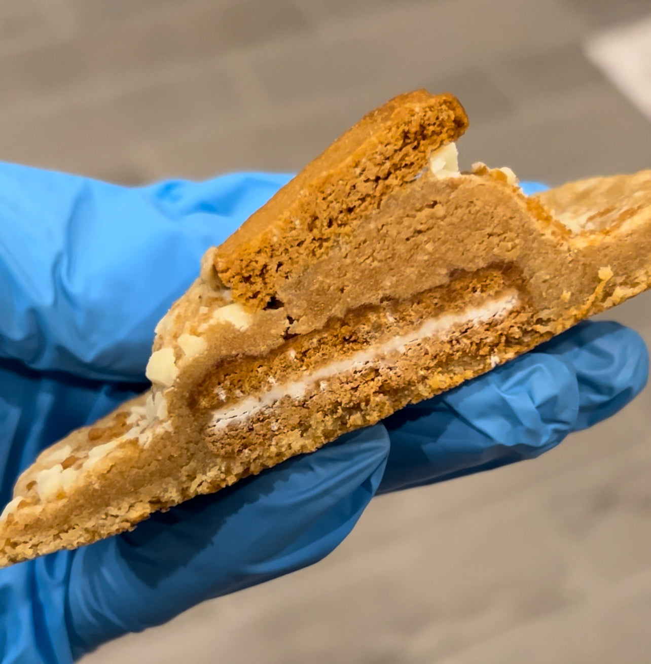 Wholesale Cookie Butter Overload Stuffed Protein Cookie