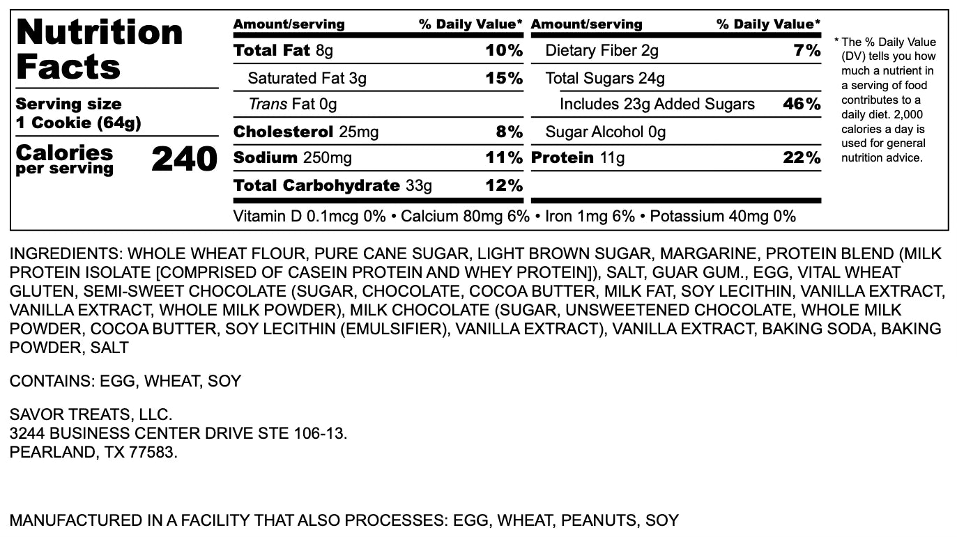 Mini Chip Regular Protein Cookie