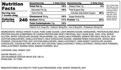 Tuxedo Regular Protein Cookie