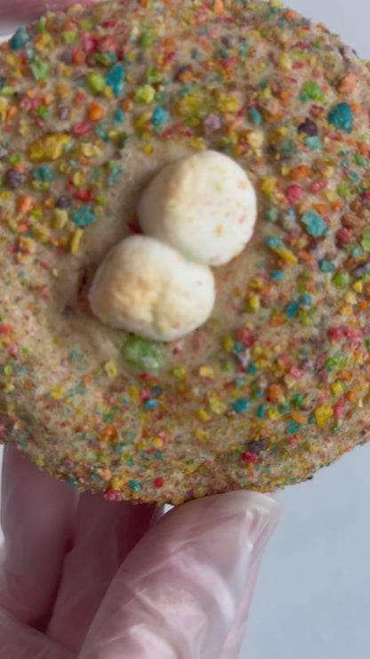 Pebbles & Mallows Stuffed Protein Cookie