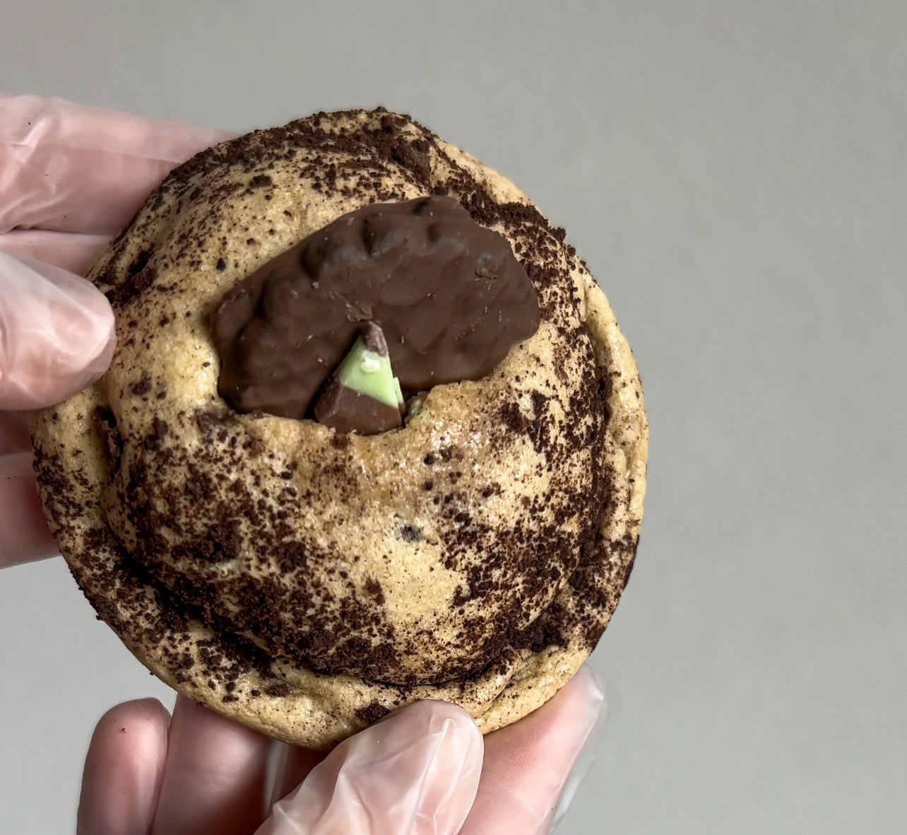 Wholesale Chip Mint Stuffed Protein Cookie